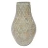 9.5IN PINK MOSAIC VASE