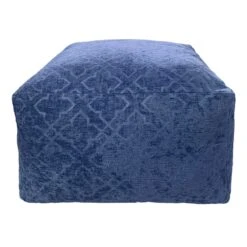 Colebrook Pouf Estate, Blue