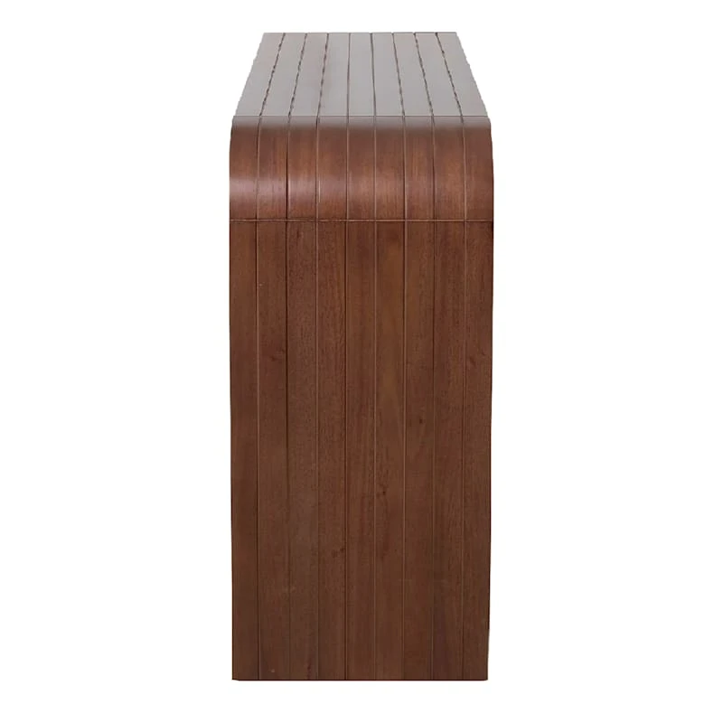 Crosby St Cora Curved Wood Console Table - Image 3