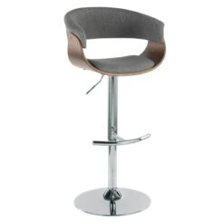 Crosby St Modern Vintage Barstool, Grey