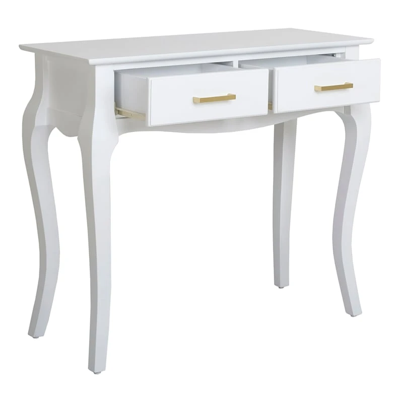 Grace Mitchell Scarlett 2-Drawer Console Table, White - Image 2