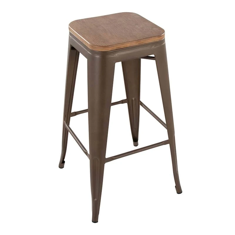 Honeybloom Westfield Barstool, Bronze - Image 4