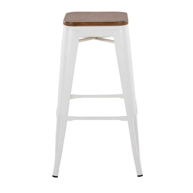 Honeybloom Westfield Barstool, White - Image 2