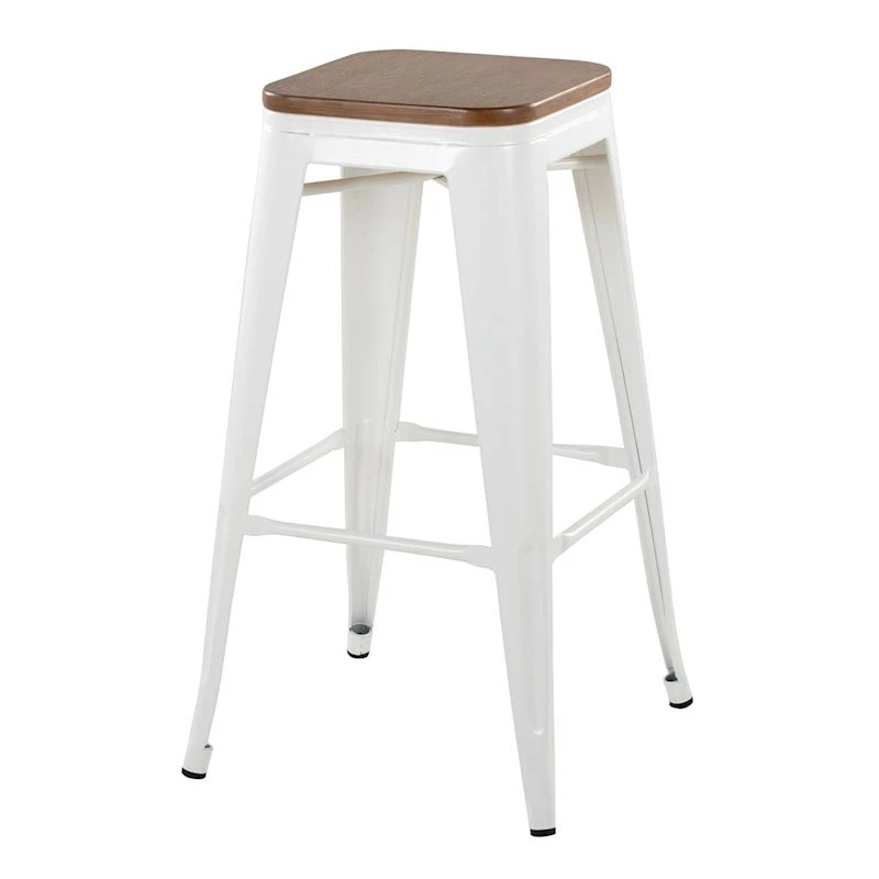 Honeybloom Westfield Barstool, White