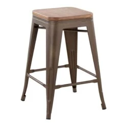Honeybloom Westfield Counter Stool, Bronze