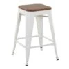 Honeybloom Westfield Counter Stool, White