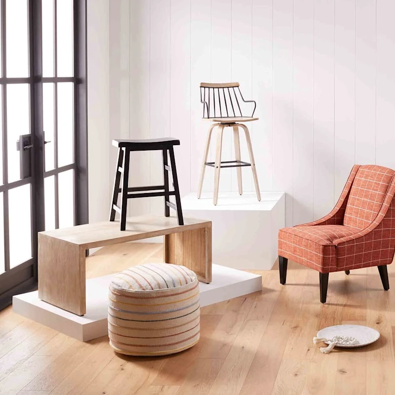 Honeybloom Whitley Swivel Barstool - Image 11