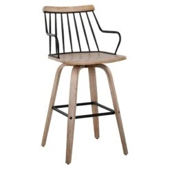 Honeybloom Whitley Swivel Counter Stool