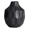 Katherine Matte Black Vase, 6"
