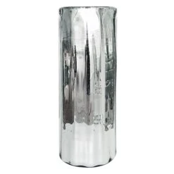 Metallic Mercury Glass Flower Vase,13"