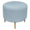 Piper Pleated Ottoman, Green