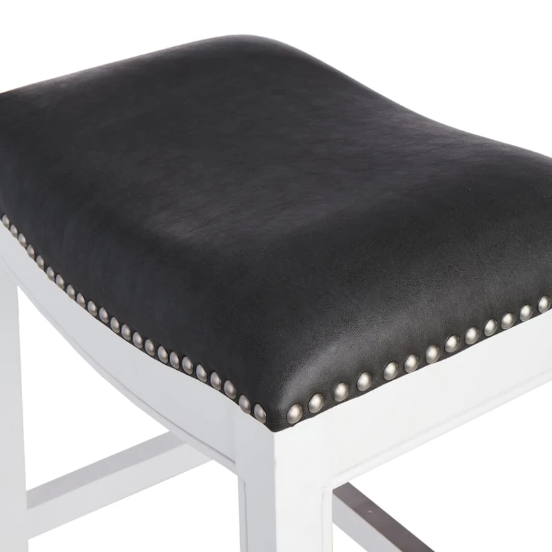 Providence Rylan Backless Counter Stool, White - Image 3