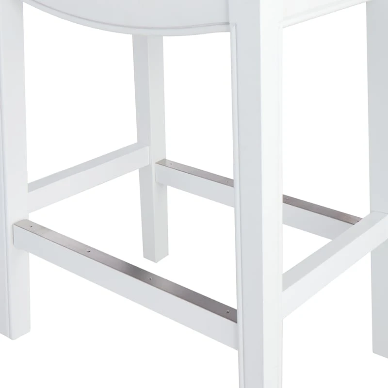 Providence Rylan Backless Counter Stool, White - Image 4
