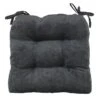 Reese Chenille Grey Chair Pad