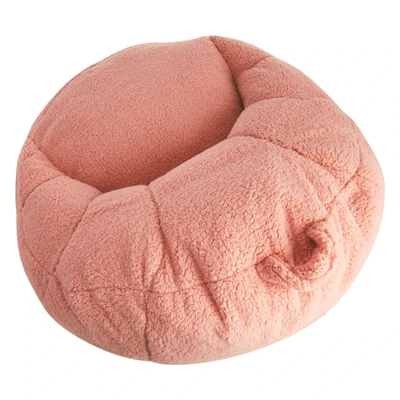 Sherpa Lounger, Peach Beige - Image 2