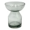 Tracey Boyd Grey Glass Vase, 7"