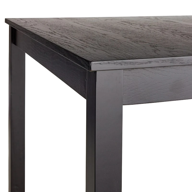 Uptown 5-Piece Dining Set, Black - Image 3