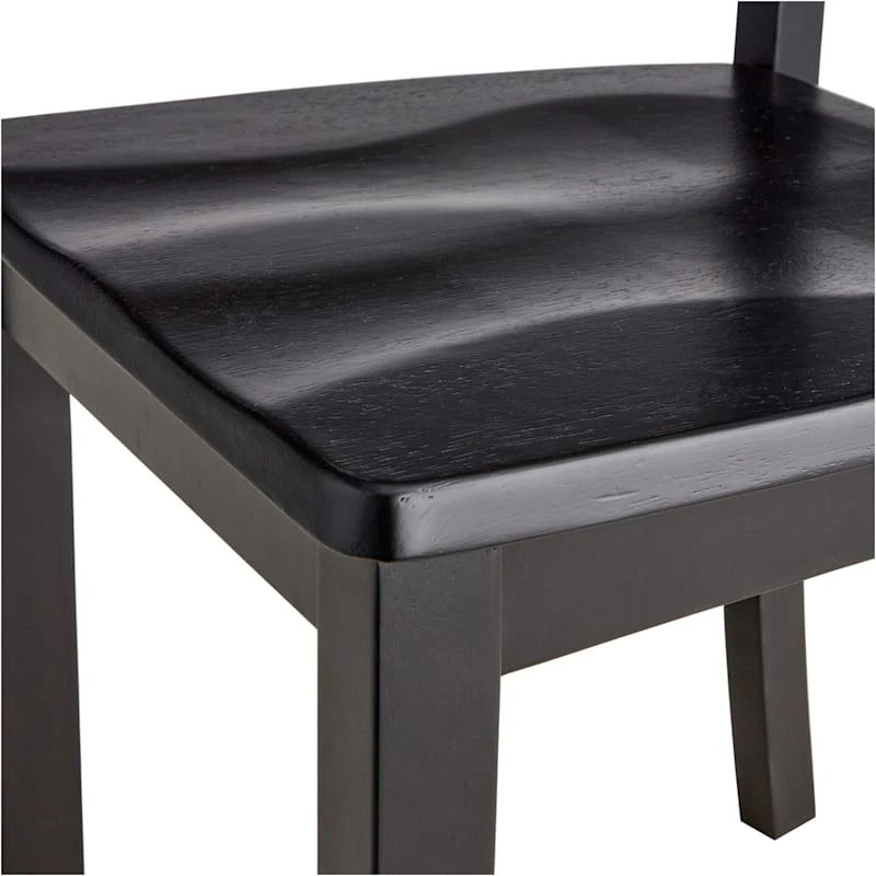 Uptown 5-Piece Dining Set, Black - Image 4